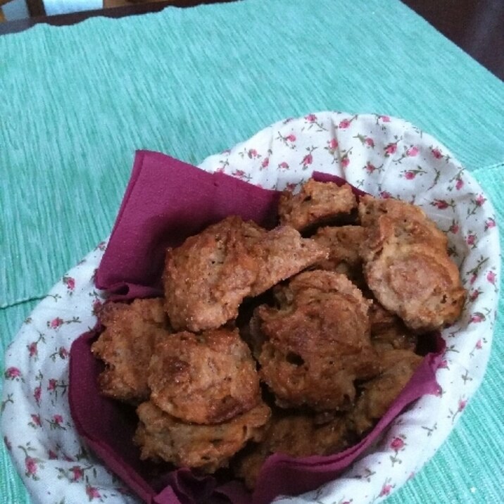 アップルシナモン味の簡単コーンフレーククッキー